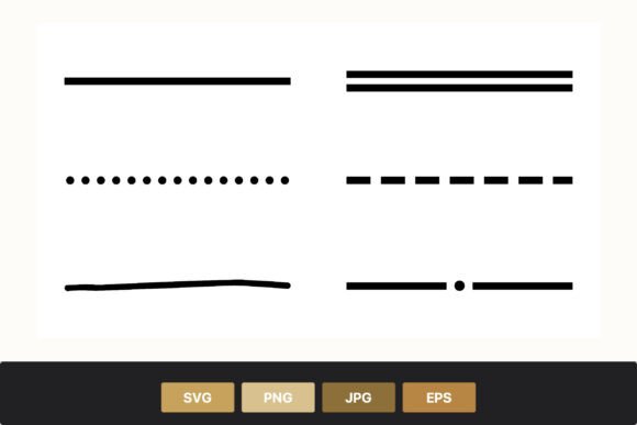 Download Black Horizontal Divider Lines - Lines Collection